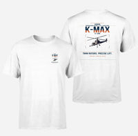 Thumbnail for Kaman K-1200 K-MAX design on white t-shirt, double-side print
