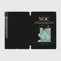 Thumbnail for Ireland West Airport Knock (NOC) design on black samsung tablet tablet case