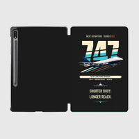 Thumbnail for Boeing 747SP design on black samsung tablet tablet case