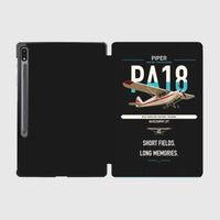 Thumbnail for Piper PA-18 Super Cub design on black samsung tablet tablet case