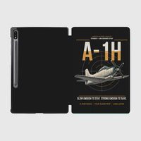 Thumbnail for A-1H Skyraider design on black samsung tablet tablet case