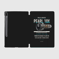 Thumbnail for PEARL 10X design on black samsung tablet tablet case
