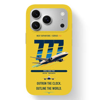 Thumbnail for Boeing 777-200LR design on yellow magsafe iphone case