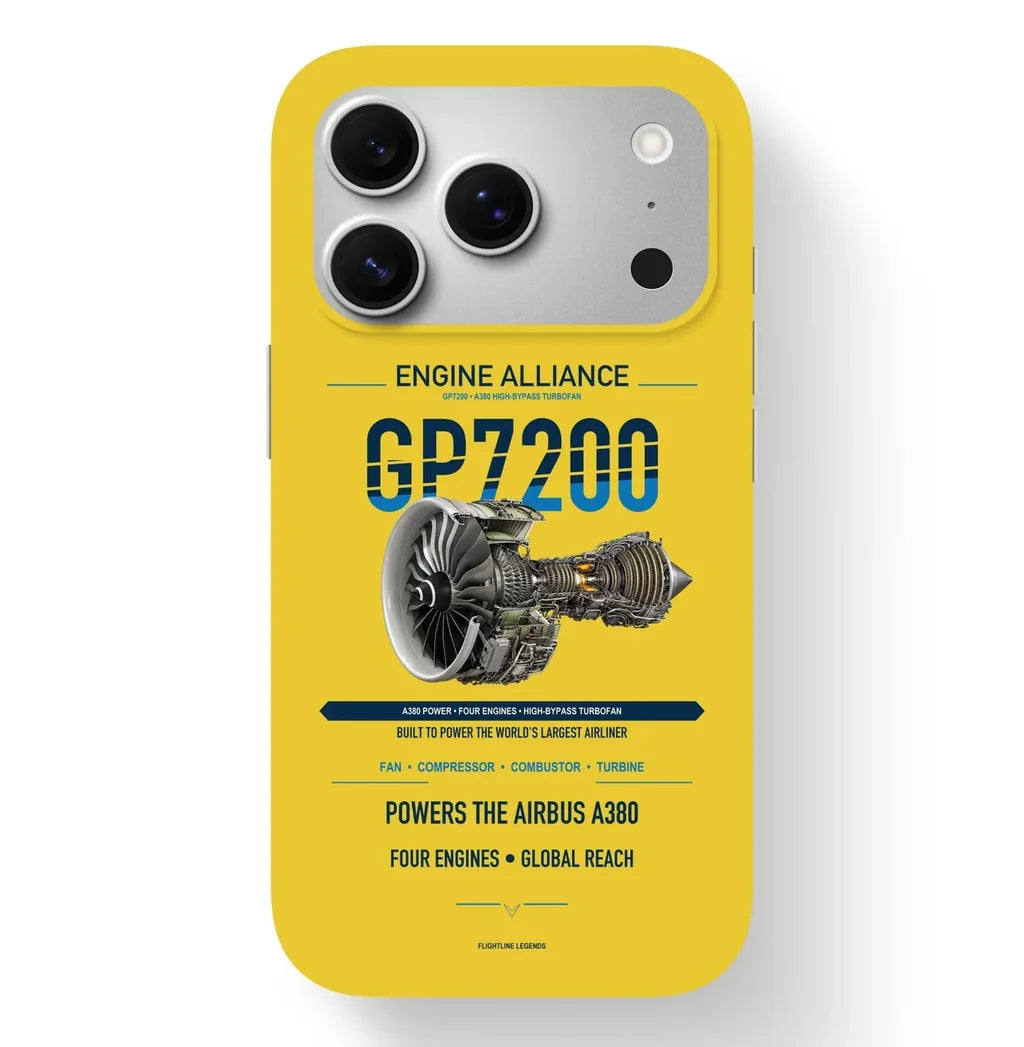 GP7200 Case design on yellow iphone case
