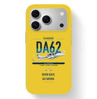 Thumbnail for Diamond DA62 design on yellow magsafe iphone case, for iPhone 17 Pro