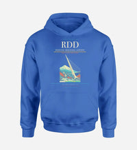 Thumbnail for Redding Regional Airport (RDD) design on blue hoodie single-side print