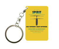 Thumbnail for Ascent AeroSystems Spirit Key Chain design on yellow key chain