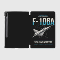 Thumbnail for F-106A Delta Dart design on black samsung tablet tablet case