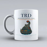 Thumbnail for Trondheim Airport, Vrnes TRD Mug - White