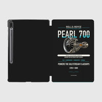 Thumbnail for PEARL 700 design on black samsung tablet tablet case