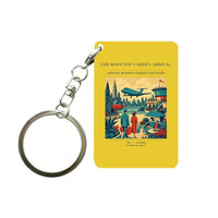 Thumbnail for VINTAGE G4371 - The Rooftop Garden Arrival - Designed Key Chain design on yellow