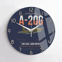 Thumbnail for A-20G Havoc design on navy blue no frame wall clock