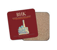 Thumbnail for Bukhara International Airport BHK Coaster 1-Piece - Dark Red