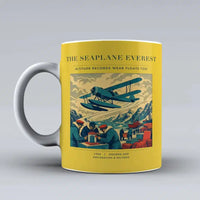 Thumbnail for VINTAGE G4296 - The Seaplane Everest - Ceramic Mug design on yellow