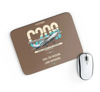 Thumbnail for Cessna 208 Caravan design on brown rectangle mouse pad