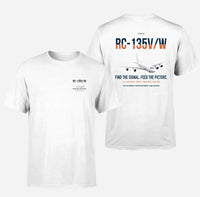 Thumbnail for RC-135V W Rivet Joint design on white double-side t-shirt, double-side print