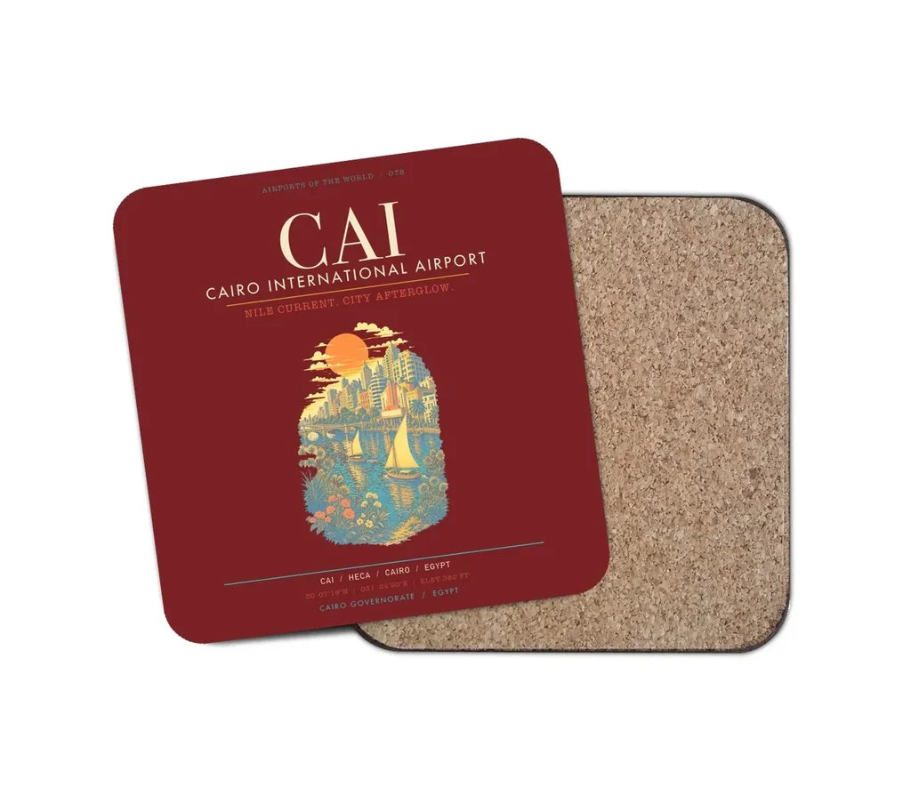 Cairo International Airport CAI - Dark Red