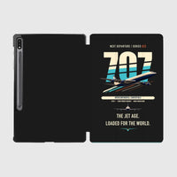 Thumbnail for Boeing 707-320C design on black samsung tablet tablet case
