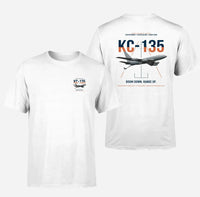 Thumbnail for KC-135 STRATOTANKER design on white double-side t-shirt, double-side print