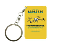 Thumbnail for DJI Agras T40 Key Chain design on yellow key chain