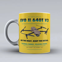 Thumbnail for EVO II Dual 640T V3 Mug design on yellow autel