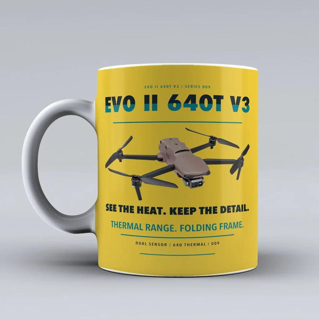 EVO II Dual 640T V3 Mug design on yellow autel