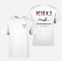 Thumbnail for Vickers VC10 K.3 design on white double-side t-shirt, double-side print