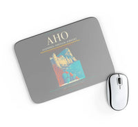 Thumbnail for AlgheroFertilia Airport AHO Mouse-Pad Rectangle - Gray