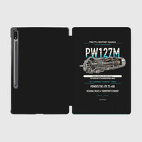 Thumbnail for PW127M design on black samsung tablet tablet case