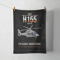 Thumbnail for Airbus H155 EC155 B1 design on black towel