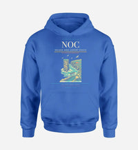 Thumbnail for Ireland West Airport Knock (NOC) design on blue hoodie single-side print