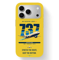 Thumbnail for Boeing 737-400 Classic design on yellow magsafe iphone case