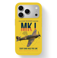 Thumbnail for Hawker Hurricane Mk I design on yellow magsafe iphone case, for iPhone 17 Pro