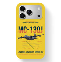 Thumbnail for MC-130J COMMANDO II design on yellow magsafe iphone case, for iPhone 17 Pro