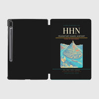 Thumbnail for Frankfurt-Hahn Airport (HHN) design on black samsung tablet tablet case
