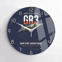 Thumbnail for Hawker Siddeley Harrier GR3 design on navy blue no frame wall clock