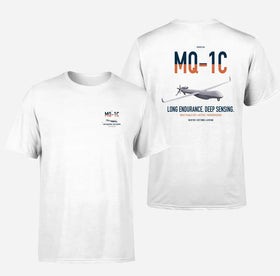Double-Side Printing — MQ-1C Gray Eagle ER Double-Side T-Shirt