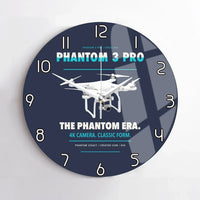 Thumbnail for DJI Phantom 3 Professional design on navy blue no frame wall clock