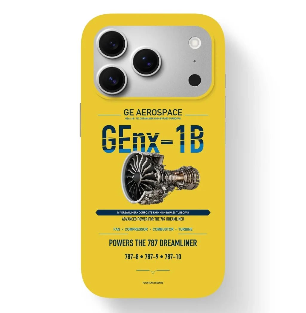 GEnx-1B Case design on yellow iphone case