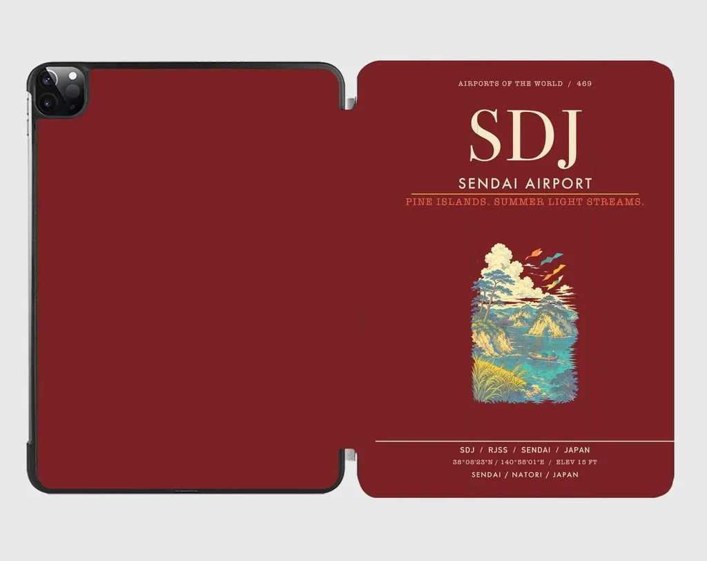 Sendai Airport SDJ - Dark Red