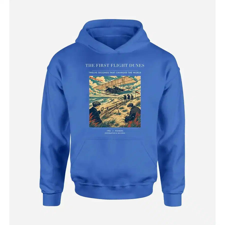 VINTAGE G4000 - The First Flight Dunes - Premium Hoodie design on blue premium