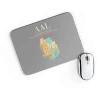 Thumbnail for Aalborg Airport AAL Mouse-Pad Rectangle - Gray