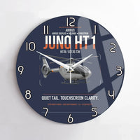 Thumbnail for Airbus H135 Juno HT1 design on navy blue no frame wall clock