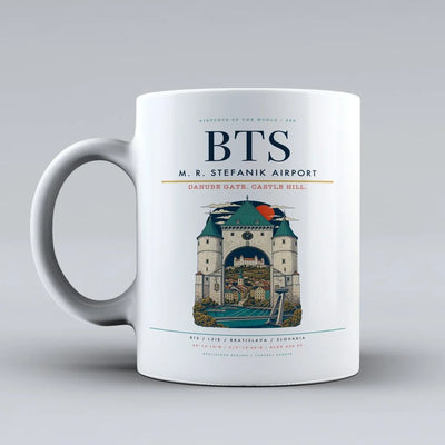 M. R. Stefanik Airport BTS Mug - White