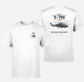 Double-Side Printing — Sikorsky S-70i FIREHAWK Double-Side T-Shirt