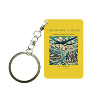 Thumbnail for VINTAGE G4234 - The Dropped Supplies - Designed Key Chain design on yellow