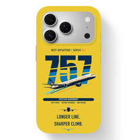 Thumbnail for Boeing 757-300 design on yellow magsafe iphone case