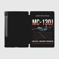 Thumbnail for MC-130J COMMANDO II design on black samsung tablet tablet case