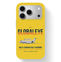 Thumbnail for Saab GlobalEye design on yellow magsafe iphone case, for iPhone 17 Pro