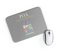 Thumbnail for Porto Alegre - Salgado Filho International Airport POA Mouse-Pad Rectangle - Gray